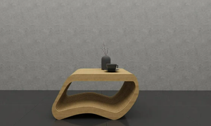 Table basse moderne de luxe Kalatri, amovible et lavable, forme personnalisée pour la maison/le bureau/l'hôtel - Décoration d'intérieur unique - Product Image 3