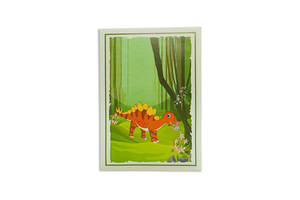 Kiricard 3D Pop Up tarjetas de felicitación vietnamita nuevo diseño hecho a mano tarjeta dinosaurio tarjetas para niños artesanía - Product Image 6