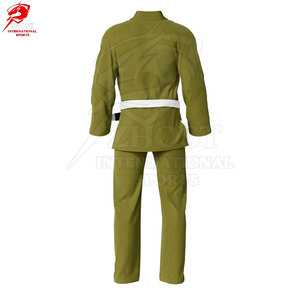 Kimono de Jiu-Jitsu en tissu doré haute densité, tenue professionnelle à manches longues, vêtements traditionnels d'arts martiaux pour grappling - Product Image 3