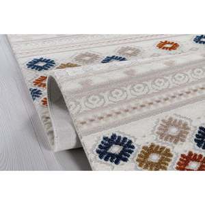 Tapis moderne multicolore Netline BI006, style Bristol, 100 % acrylique, anti-peluches, facile à nettoyer, durable, pour chambre à coucher, Home Depot - Product Image 2