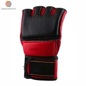 Gants de boxe MMA en cuir PU personnalisés – Gants d'entraînement professionnels de haute qualité - Product Image 4