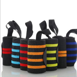 Muñequeras para gimnasio, muñequeras ajustables para gimnasia, Fitness, levantamiento de pesas, muñequeras para levantamiento de pesas, Correa - Product Image 3