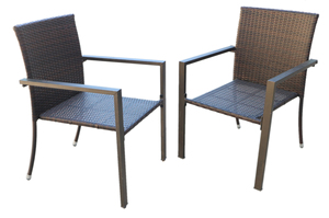 <b>HIGH</b> QUALITY CHEAP PRICE RATTAN WICKER GARDEN OUTDOOR FURNITURE DOUBLE <b>CHAIRS</b> WITH ARMFRAME - Product Image 2