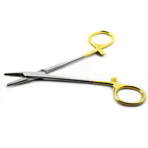 Porte-aiguille TC réutilisable Crile-Wood droit avec mâchoires crantées croisées en acier inoxydable (20cm) Instruments chirurgicaux médicaux - Product Image 5