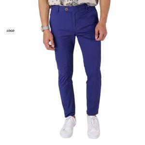 Haute qualité Vintage Chinos pantalon pour hommes formel bureau décontracté vêtements de plein air noir droit uni respirant confort de haute qualité - Product Image 2