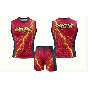 Tenue de course sur piste personnalisée, légère, professionnelle, 100% polyester, respirante, antibactérienne, unisexe, adulte - Product Image 1