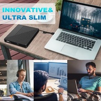 Pro Air, Windows, Linux harici CD sürücüsü için 7-in-1 USB Hub SD + TF kart okuyucu
