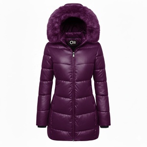 Chaquetas de Invierno para Mujer, Tejidas con Capucha, Ecológicas, Transpirables, de Alta Calidad, Diseño de Alta Gama, Bordado Nuevo - Product Image 4