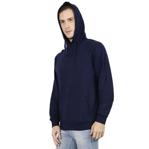 เสื้อฮู้ดแขนยาวผ้าฝ้ายโพลีเอสเตอร์สำหรับผู้ชายเสื้อฮู้ดแบบสวมหัวมีฮู้ดเย็บตามแบบโอเวอร์ไซส์กำหนดเอง - Product Image 5