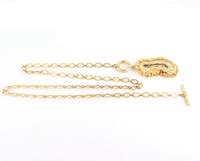 Grand collier à bascule en Quartz solaire naturel plaqué or, chaîne à maillons ovales pointus, collier Boho, nouvel arrivage
