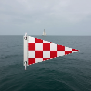 Triangular Nautical Emergency Signal <b>Flag</b> 120x96cm - Product Image 2
