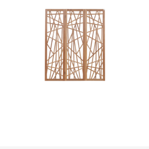 Lüks Modern tarzı duvar dekorasyon soyut katlanır tik ahşap çerçeve malzeme ev için dekorasyon mobilyası - Product Image 5