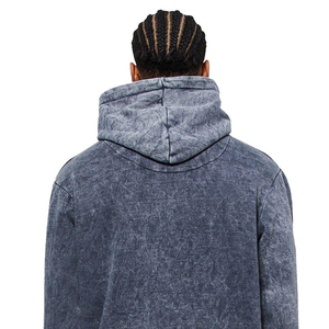 Nouveau sweat à capuche personnalisé poids lourd 100% coton délavé à l'acide pour motif imprimé et sweat à capuche surdimensionné pour hommes - Product Image 5