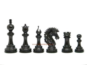 Custom Designer <b>Wooden</b> Chess Pieces Padauk Boxwood Table <b>Game</b> Camelot Chess Set - Product Image 4