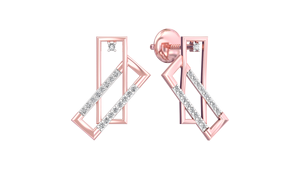 Romantique Brillant Coupe Diamant Naturel CVD/HPHT Or Jaune Ensemble de Bijoux Femmes Filles Boucles D'oreilles Colliers Cadeau Fête De Mariage - Product Image 2