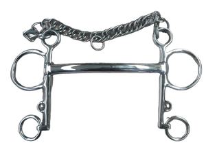 Brocas ecuestres de acero inoxidable de alta calidad WEYMOUTH, brocas de caballo Cuprum compensadas de puerto bajo para una comodidad y rendimiento óptimos - Product Image 5