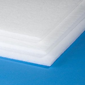 Fabricant vente en gros classe M5 (forme en W) filtre à air blanc 10Mm épaisseur filtre fin tapis K3-150 pour les systèmes de ventilation - Product Image 2