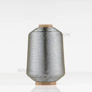 Hilo metálico de denier fino tipo MX gris suave para tejer para costura decorativa diseño textil en los Emiratos Árabes Unidos - Product Image 2