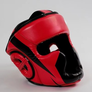 Protector de cabeza de Boxeo Deportivo doble de cuero profesional hecho a medida Unisex protección de cabeza de alta calidad - Product Image 5