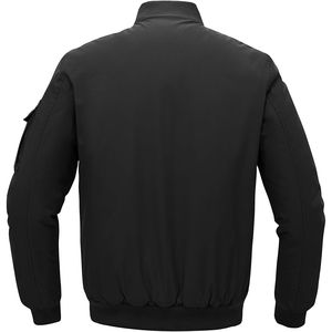 Blouson matelassé élégant pour homme, doudoune bomber isolée pour l'hiver, avec capuche, fermeture éclair, broderie style urbain, imperméable - Product Image 2