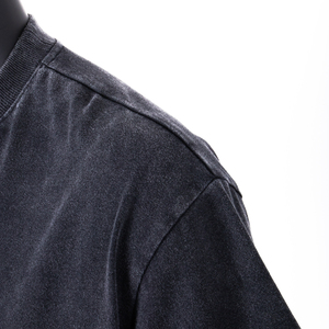 SPORTISH IMPEX High Quality <b>Drop</b> Shoulder Boxy Cropped T-Shirt 240 GSM Heavyweight Cotton Custom <b>Acid</b> Wash Men Tee - Product Image 5