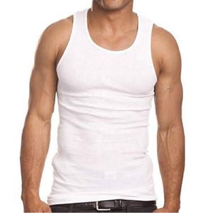 Camisetas de Tirantes para Hombre, Personalizadas, de Verano, para Gimnasio, Ajustadas, Transpirables, 100% Algodón, sin Mangas, Chalecos para Hombre - Product Image 2