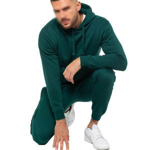 Conjunto de dos piezas para hombre al por mayor, sudadera con capucha para deportes de invierno, venta al por mayor, ropa deportiva lisa, pantalones de chándal para correr, Sudadera con capucha, patrón sólido - Product Image 6