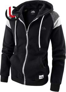 Sudadera con capucha de lana de algodón 100% de peso pesado para hombres invierno cálido sin forro cómodo elegante características personalizadas capucha antiarrugas - Product Image 4