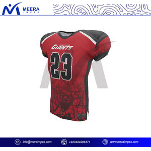 Design personnalisé hommes séchage rapide maillot de football nouveauté rétro américain porter avec manches courtes sublimation uniforme personnalisé - Product Image 4