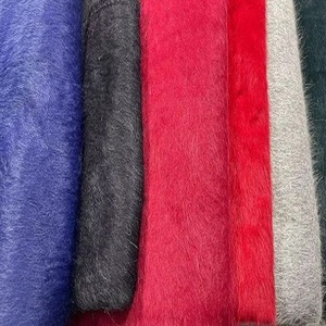 Tissu tissé en laine et fourrure d'hiver 17088, 100 % laine, poids moyen 580~550 g/m², 58'/60', extensible, pour usage extérieur, en stock pour garçons et filles - Product Image 2