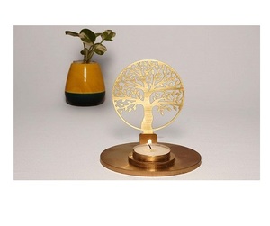 Candelabro de hierro de Metal dorado de lujo moderno soporte de pilar de boda para decoración del hogar - Product Image 2