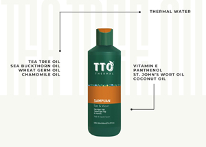 Champú Corporal TTO Thermal 500ml Líquido 2 en 1, Limpieza Orgánica para Cabello Graso, Control de Caspa, Suavidad y Brillo, Lavado Corporal Diario Suave - Product Image 1