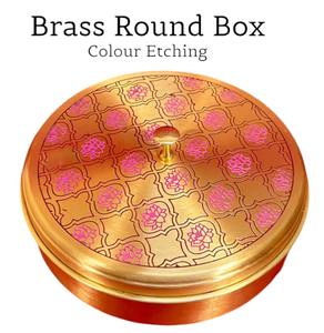 กล่องเครื่องเทศทองเหลืองทำมือ ชุดกล่องเครื่องเทศสำหรับครัว กล่องมาซาลาสินค้าขายดีจากผู้ผลิตในอินเดีย - Product Image 2