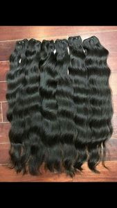 Extensions de cheveux naturels bouclés bruts à double trame, extensions de cheveux Remy du temple du sud de l'Inde - Product Image 4