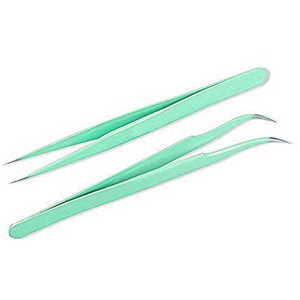 Pince à épiler professionnelle d'extension de cils russe à 90 degrés en acier inoxydable - Product Image 4