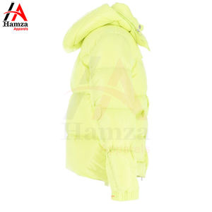 Chaqueta acolchada de lona cálida de invierno con cierre de cremallera y cuello levantado de Color personalizado para hombre con bolsillos primavera - Product Image 4