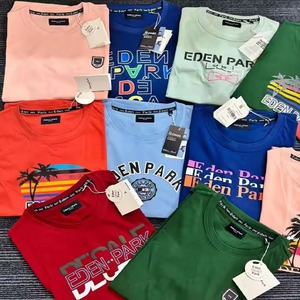 Lote de Camisetas de Algodón de Marca Original, Excedentes de Fábrica, Ropa para Hombre, Primavera Verano, Liquidación - Product Image 3