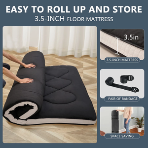 ที่นอนเสริมแบบพับได้ ขนาดทวิน/ควีน/ฟู<span class=keywords><strong>ล</strong></span>  ทันสมัย นุ่มสบาย พร้อมเมมโมรี่โฟม<span class=keywords><strong>ล</strong></span>าเท็กซ์<span class=keywords><strong>เจ</strong></span><span class=keywords><strong>ล</strong></span> สำหรับโรงแรมและห้องนอน - Product Image 3