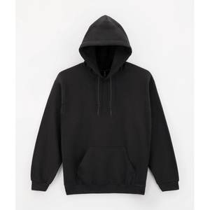 Sweat à capuche en polaire uni pour homme et homme corpulent - Polyester/coton - Product Image 1