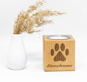 เชิงเทียนไม้ทีไลท์สำหรับบริการงานศพและรำลึกของขวัญสำหรับการให้เกียรติคนที่คุณรักหรือสัตว์เลี้ยงจากเวียดนาม - Product Image 6