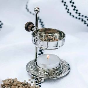 Vente chaude nouveauté brûleur d'encens en laiton pur bol réglable prière parfaite pour la méditation Relaxation Religion brûleur - Product Image 3