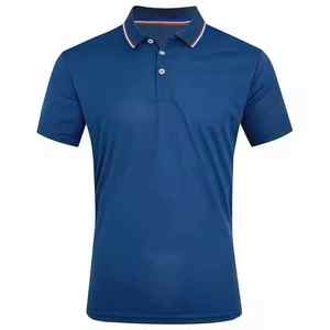 Alta calidad OEM hombres 100% algodón sólido ganchillo para camisa con bolsillo logotipo personalizado manga corta - Product Image 4