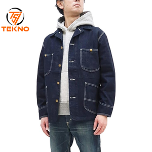 Chaqueta vaquera elegante para hombre, ropa informal OEM, venta al por mayor, chaqueta vaquera de algodón de alta calidad, Chaquetas vaqueras personalizadas para hombre a la venta - Product Image 1