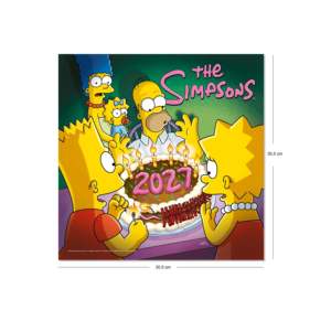 2027 the Simpsons Custom Desk <b>Calendar</b> Printed Paper Wall and Table <b>Calendar</b> Targeted Audience Simpsons Fans - Product Image 2