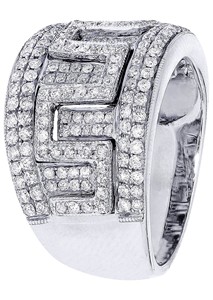 Vente en gros 14kt Lab Grown Leb Grown Bague Hip Hop Collection Personnalisé Mariage Fiançailles Fête Bague En Diamant VVS Clarté - Product Image 2