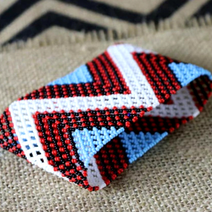 Cuentas geométricas de estilo étnico para mujer, para pulsera, tejidas a mano, ajustables, MBG, cuentas de semillas, oro, turquesa, Ópalo, perla, flor, fiesta - Product Image 3