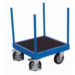Rouleau long Variofit avec roue en caoutchouc solide élastique SW-700.710, usage industriel à quatre roues, capacité de 1200 kg - Product Image 1