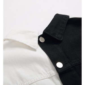 Vestes pour hommes en gros Nouvelle mode Vêtements d'hiver pour hommes Veste en jean grande taille pour hommes Double couleur Vente en gros Vestes en jean pour hommes - Product Image 4