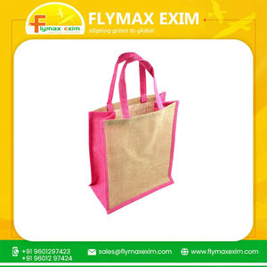 High Quality Eco-Friendly <b>Jute</b> Tote <b>Bags</b> Handmade Fashionable Woman's Sustainable <b>Shopping</b> <b>Bags</b> for Sale - Product Image 4