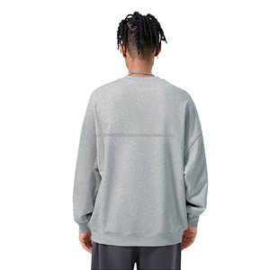 Sudadera con Cuello Redondo Personalizada al por Mayor, Sudadera de Alta Calidad en Color Liso, Sudadera Holgada para Hombre y Mujer - Product Image 2